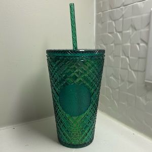 Starbucks Emerald Green Jeweled Tumbler Grande